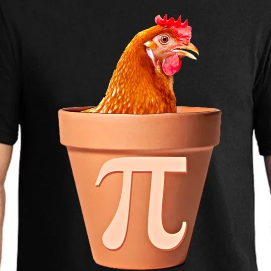 Chicken Pot Pi Funny Math Chicken Pot Pie Graphic Design Gift Pajama Set