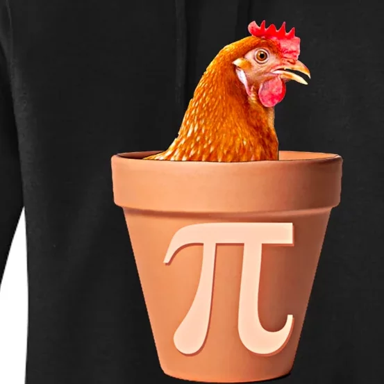 Chicken Pot Pi Funny Math Chicken Pot Pie Graphic Design Gift Women's Pullover Hoodie