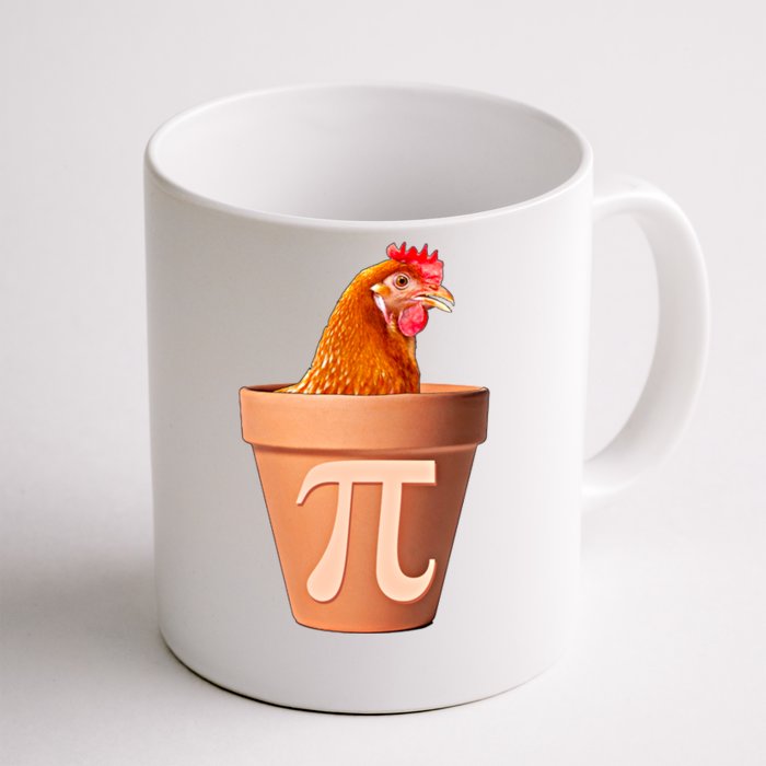 Chicken Pot Pi Funny Math Chicken Pot Pie Graphic Design Gift Front & Back Coffee Mug