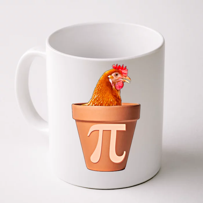 Chicken Pot Pi Funny Math Chicken Pot Pie Graphic Design Gift Front & Back Coffee Mug