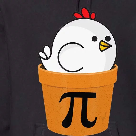 Chicken Pot Pie Pi Day Math Numbers March 3.14 Premium Hoodie