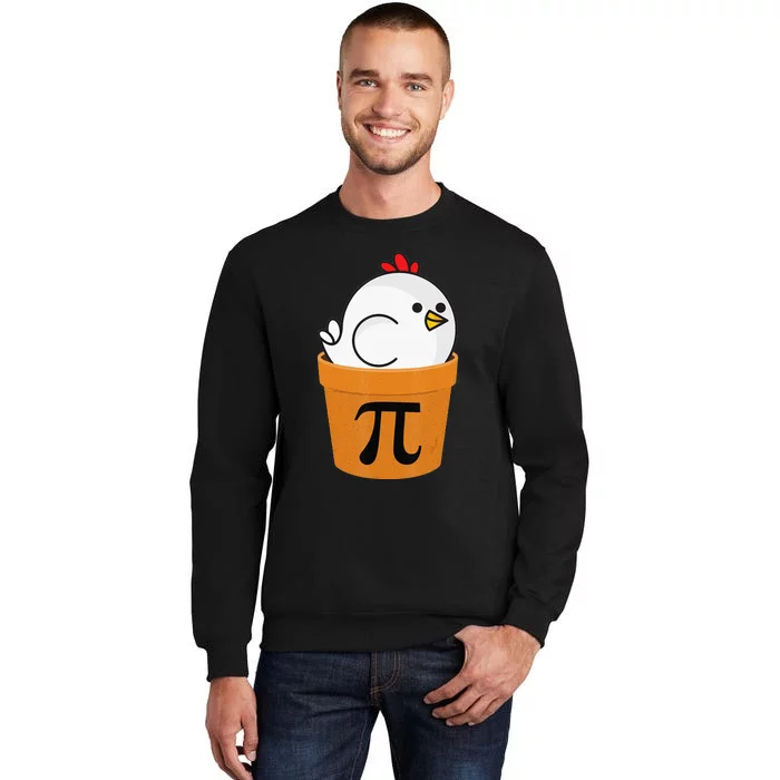 Chicken Pot Pie Pi Day Math Numbers March 3.14 Tall Sweatshirt