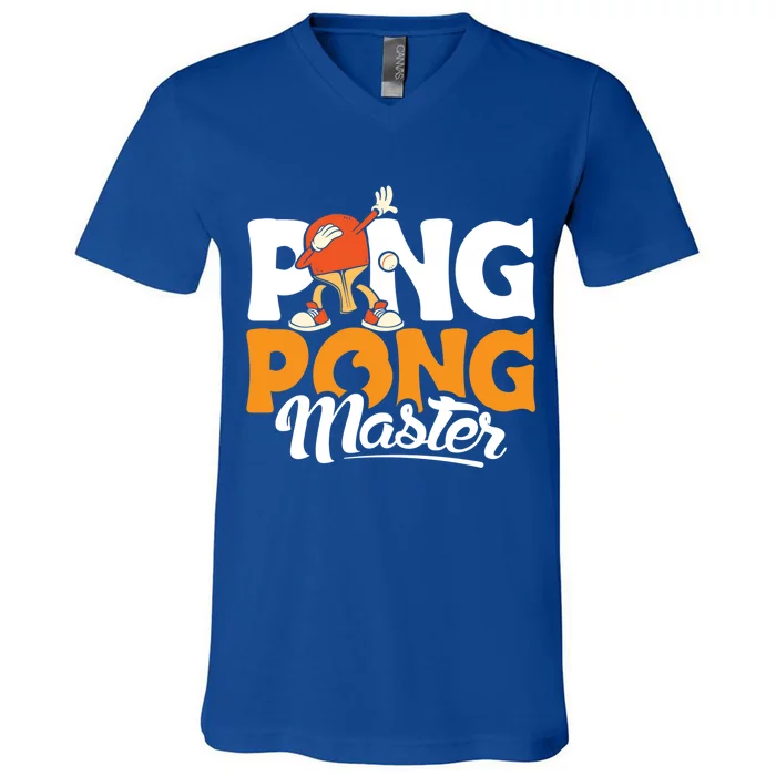 Cool Ping Pong Master For Table Tennis And Ping Pong Cool Gift V-Neck T-Shirt