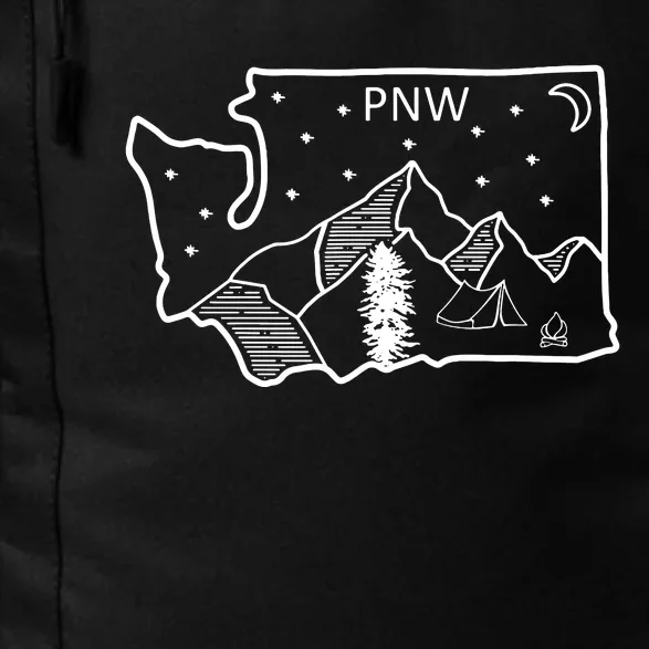 Cool Pnw Pacific Northwest Washington Daily Commute Backpack