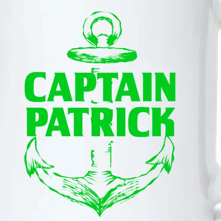 Captain Patrick Personalized Name Custom Nickname Boating Gift Black Color Changing Mug