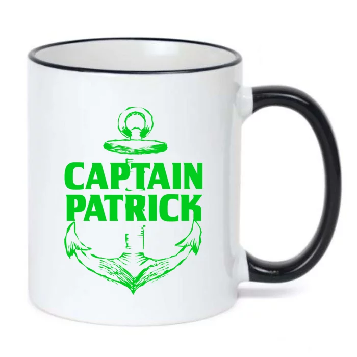 Captain Patrick Personalized Name Custom Nickname Boating Gift Black Color Changing Mug