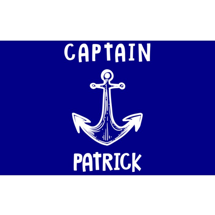 Captain Patrick Personalized Name Funny Pontoon Captain Gift Bumper Sticker