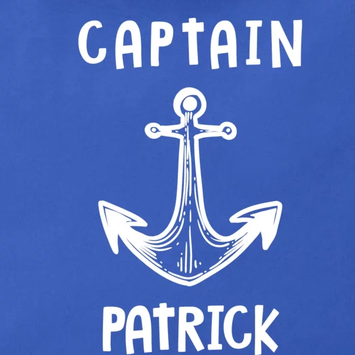 Captain Patrick Personalized Name Funny Pontoon Captain Gift Zip Tote Bag