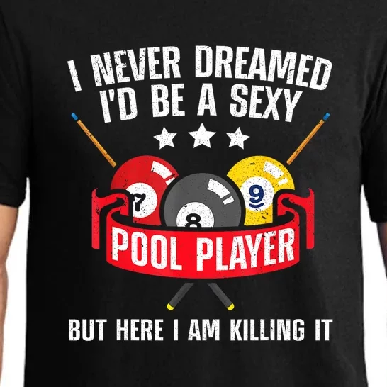 Cool Pool Player Billiards Play Best Gifts Funny Sport Pajama Set