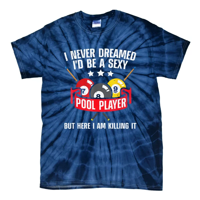 Cool Pool Player Billiards Play Best Gifts Funny Sport Tie-Dye T-Shirt