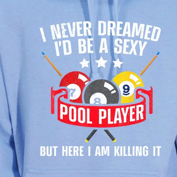 Cool Pool Player Billiards Play Best Gifts Funny Sport Unisex Surf Hoodie