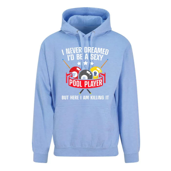 Cool Pool Player Billiards Play Best Gifts Funny Sport Unisex Surf Hoodie