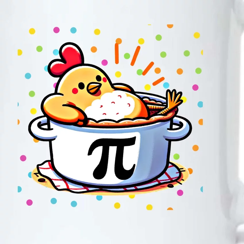 Chicken Pot Pi Funny Pi Day Math Lover Teacher Gift Black Color Changing Mug