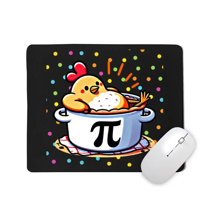 Chicken Pot Pi Funny Pi Day Math Lover Teacher Gift Mousepad