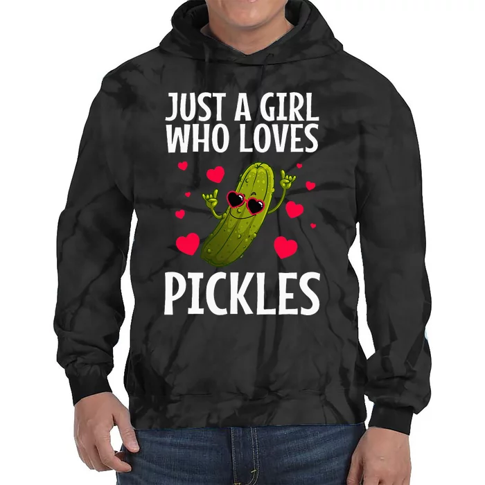 Cool Pickle Pickles Dill Pickle Cucumber Tie Dye Hoodie