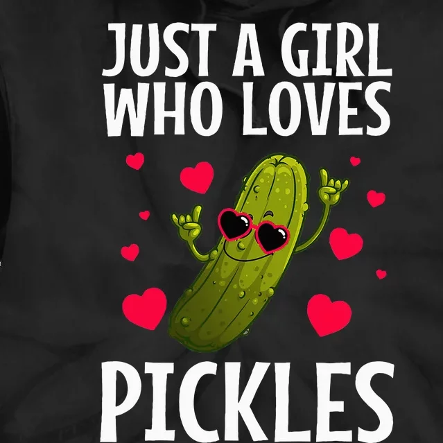 Cool Pickle Pickles Dill Pickle Cucumber Tie Dye Hoodie