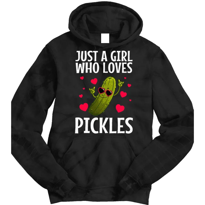 Cool Pickle Pickles Dill Pickle Cucumber Tie Dye Hoodie