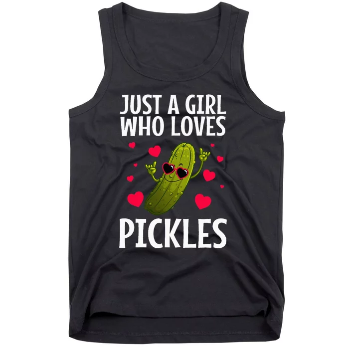 Cool Pickle Pickles Dill Pickle Cucumber Tank Top