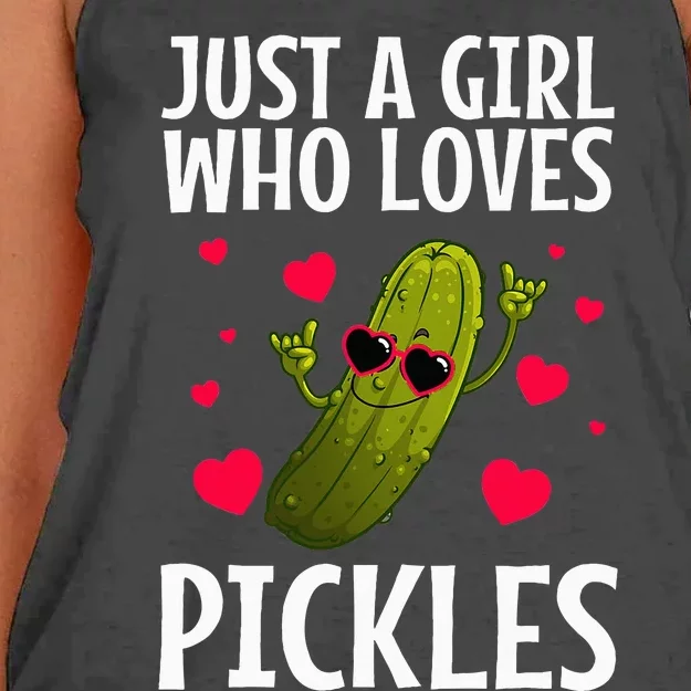 Cool Pickle Pickles Dill Pickle Cucumber Women's Knotted Racerback Tank