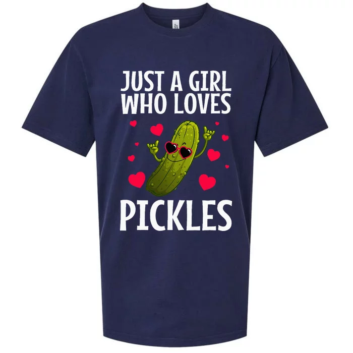 Cool Pickle Pickles Dill Pickle Cucumber Sueded Cloud Jersey T-Shirt