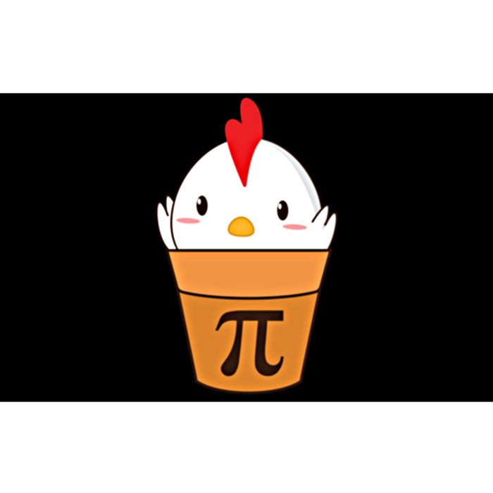 Chicken Pot Pi Funny Pie Day Cartoon Chicken Pot Pi Cute Gift Bumper Sticker