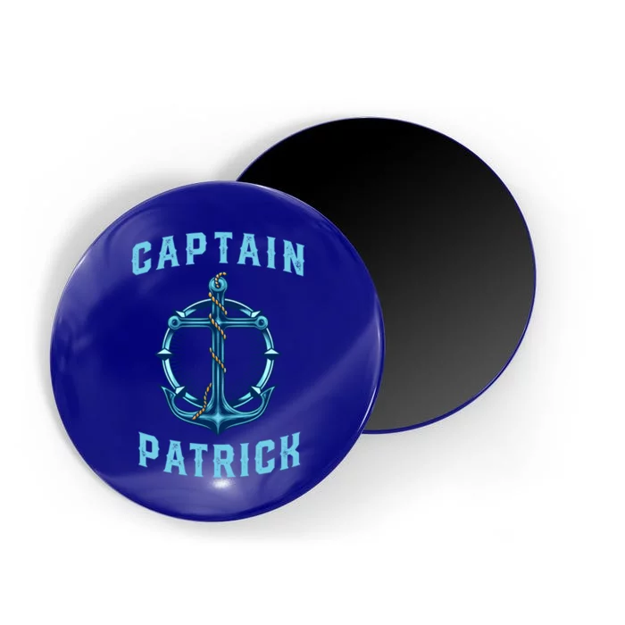 Captain Patrick Personalized Name Sailing Nautical Birthday Gift Magnet