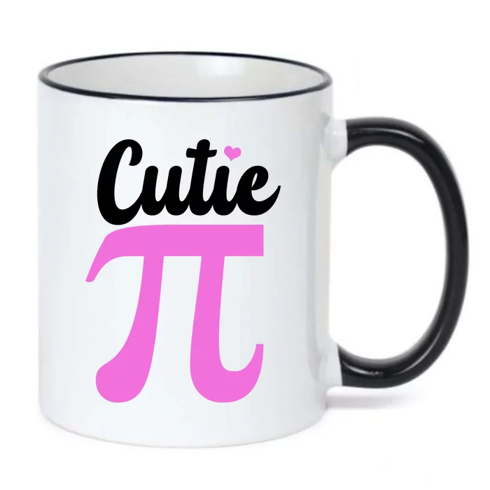 Cutie Pi Pi Day Heart Black Color Changing Mug