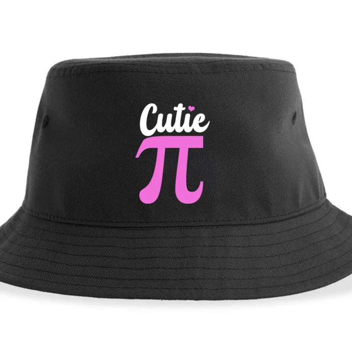 Cutie Pi Pi Day Heart Sustainable Bucket Hat