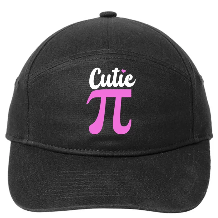 Cutie Pi Pi Day Heart 7-Panel Snapback Hat