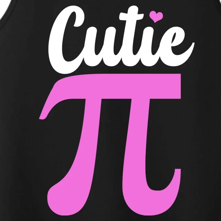 Cutie Pi Pi Day Heart Performance Tank