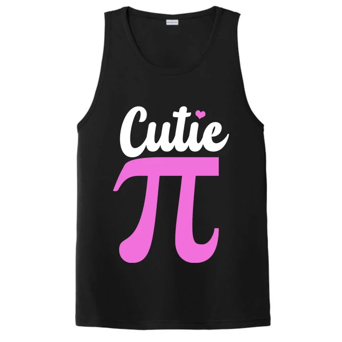 Cutie Pi Pi Day Heart Performance Tank