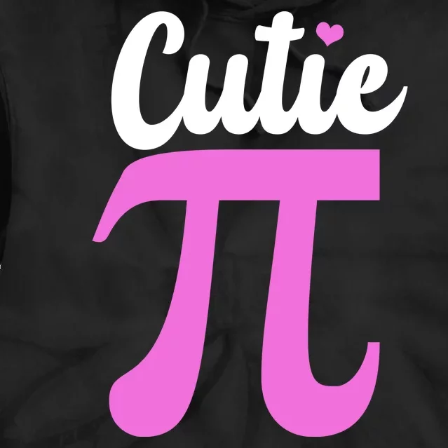 Cutie Pi Pi Day Heart Tie Dye Hoodie