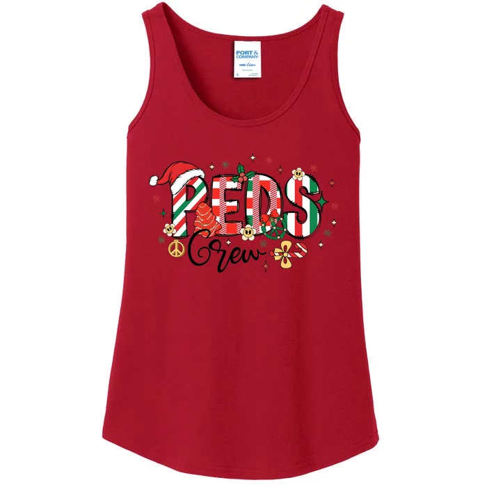 Christmas Peds Pediatrics Holiday Season Ladies Essential Tank