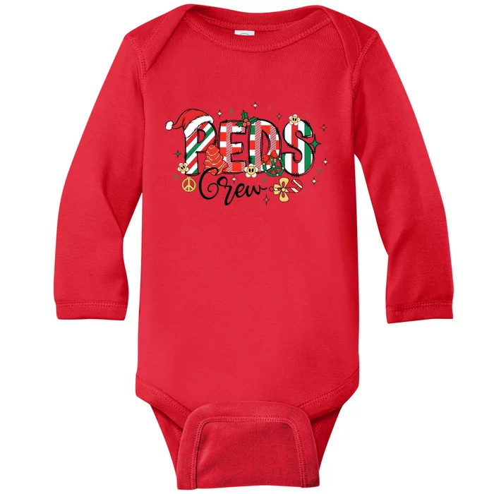 Christmas Peds Pediatrics Holiday Season Baby Long Sleeve Bodysuit