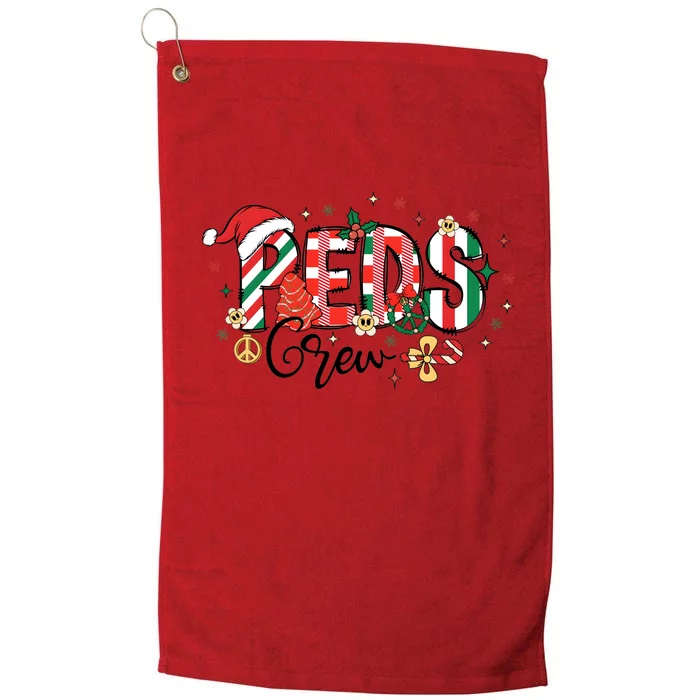 Christmas Peds Pediatrics Holiday Season Platinum Collection Golf Towel