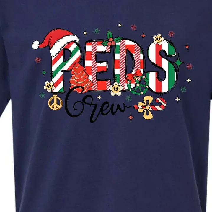 Christmas Peds Pediatrics Holiday Season Sueded Cloud Jersey T-Shirt