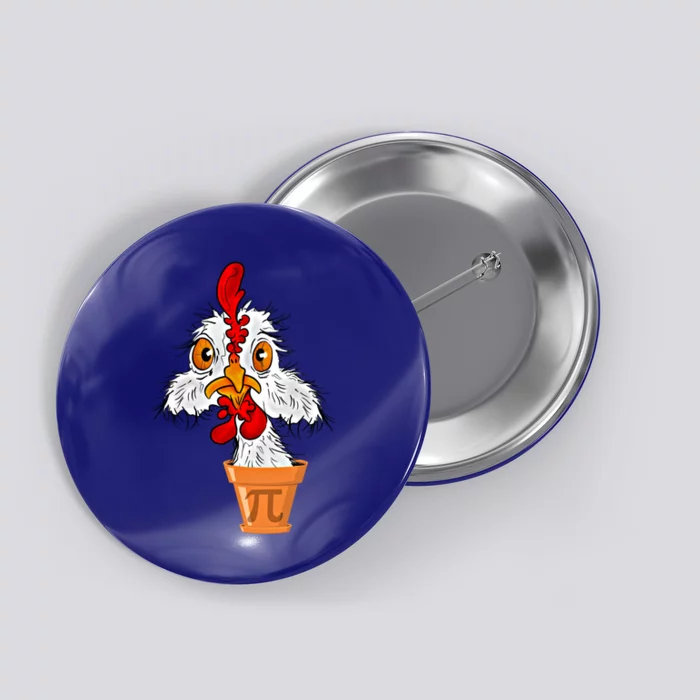 Chicken Pot Pi (Pie) Funny 3 14 Pi Day Pun Math And Science Great Gift Button