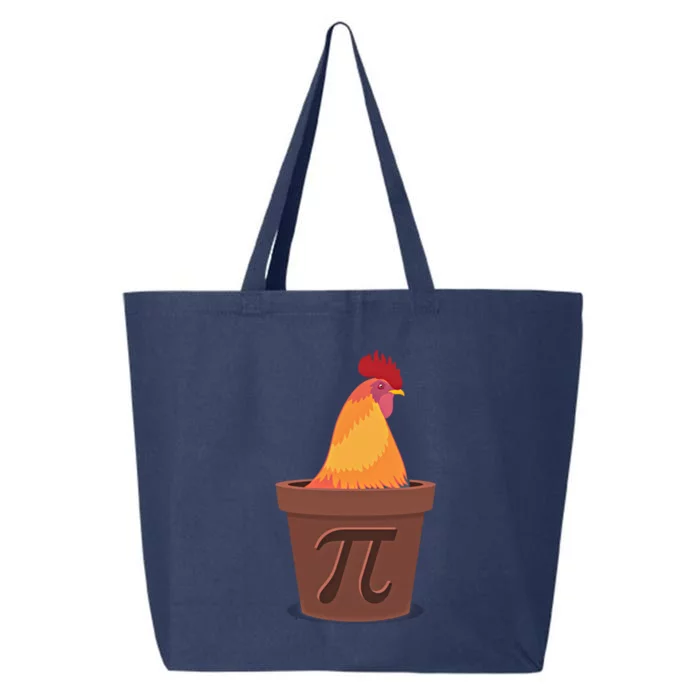 Chicken Pot Pie Pi Funny Math Cooking Gift 25L Jumbo Tote