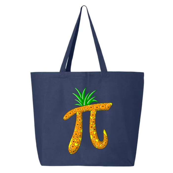 Cool Pi Pineapple Day Funny Mathematics Professor Fruit Gift 25L Jumbo Tote