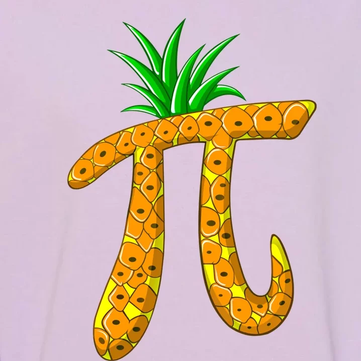 Cool Pi Pineapple Day Funny Mathematics Professor Fruit Gift Garment-Dyed Sweatshirt