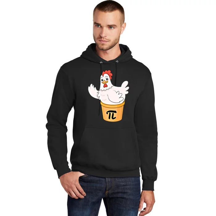 Chicken Pot Pie Funny Math Pi Day Funny Cute Food Lovers Cool Gift Hoodie