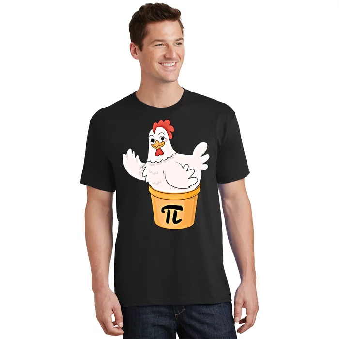 Chicken Pot Pie Funny Math Pi Day Funny Cute Food Lovers Cool Gift T-Shirt