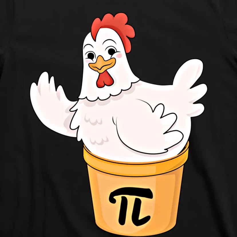 Chicken Pot Pie Funny Math Pi Day Funny Cute Food Lovers Cool Gift T-Shirt