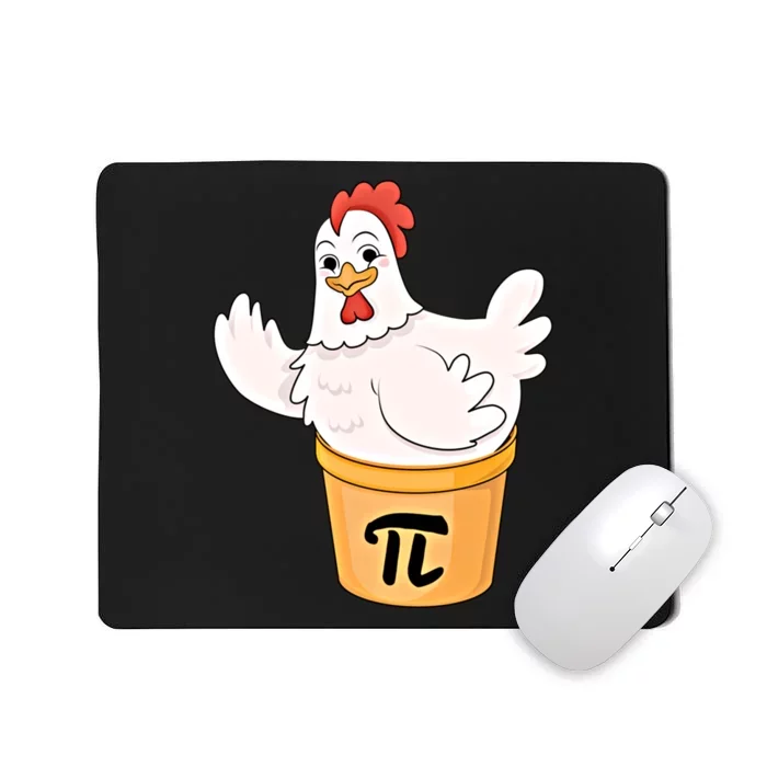 Chicken Pot Pie Funny Math Pi Day Funny Cute Food Lovers Cool Gift Mousepad