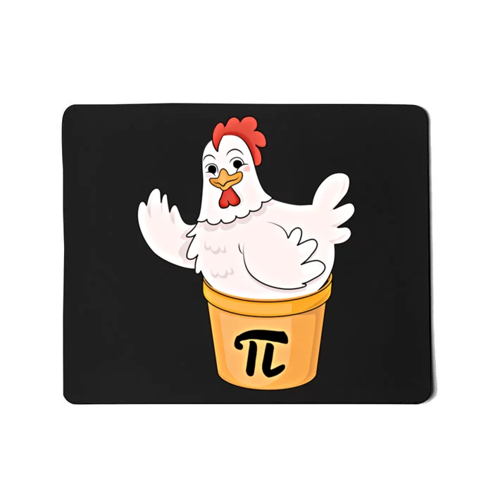 Chicken Pot Pie Funny Math Pi Day Funny Cute Food Lovers Cool Gift Mousepad