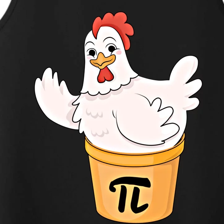 Chicken Pot Pie Funny Math Pi Day Funny Cute Food Lovers Cool Gift Performance Tank