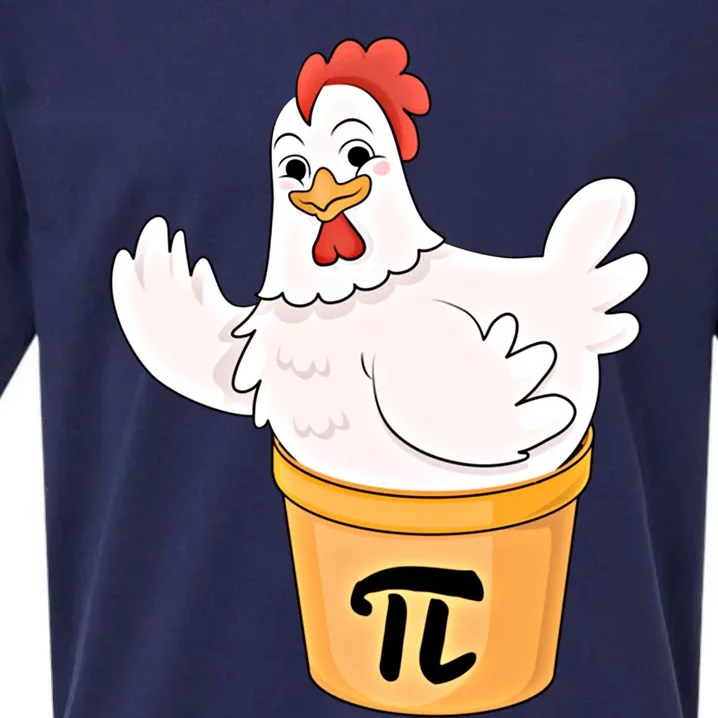 Chicken Pot Pie Funny Math Pi Day Funny Cute Food Lovers Cool Gift Sueded Cloud Jersey T-Shirt