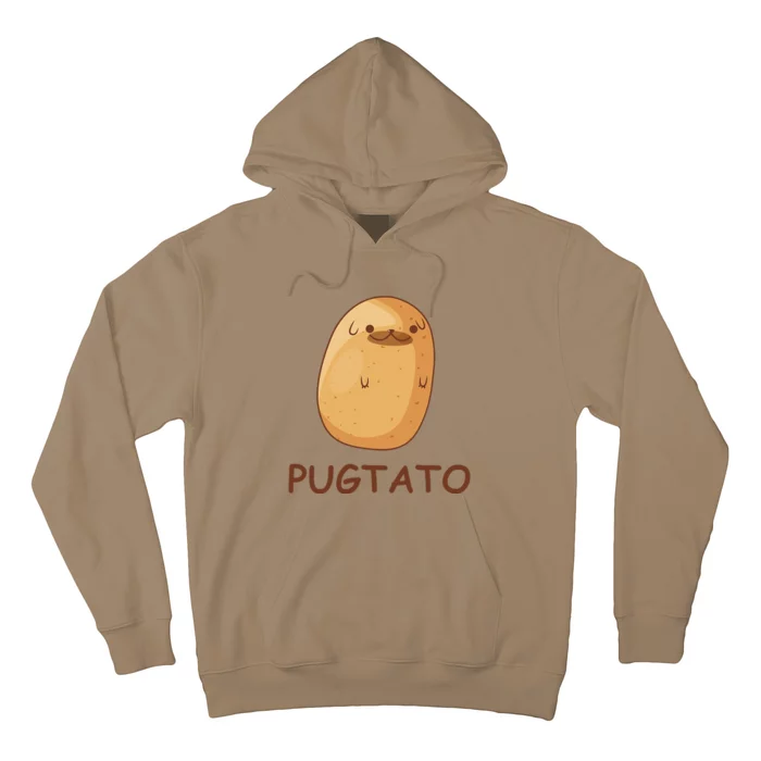 Cute Pug Potato Funny Dog Potato PUGTATO Hoodie