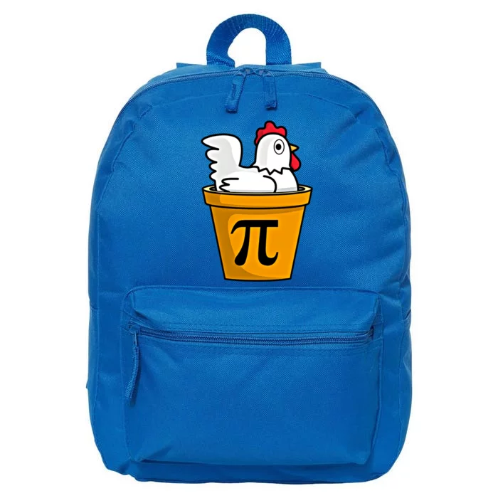 Chicken Pot Pie Funny Math Pun Chicken Pot Pie Gift 16 in Basic Backpack