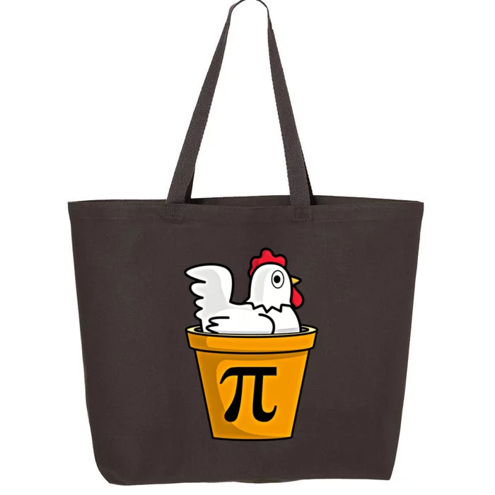 Chicken Pot Pie Funny Math Pun Chicken Pot Pie Gift 25L Jumbo Tote